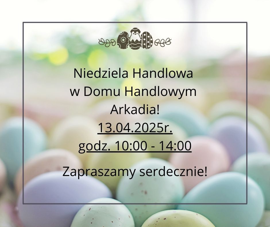 Plakat niedziela handlowa